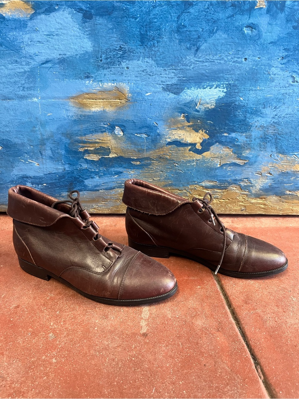 Men's Dark Brown Leather Chukka Boots - Lace-Up Ankle Style